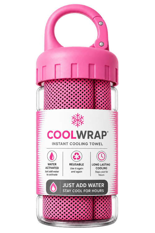 CoolWrap Instant Cooling Towel Green